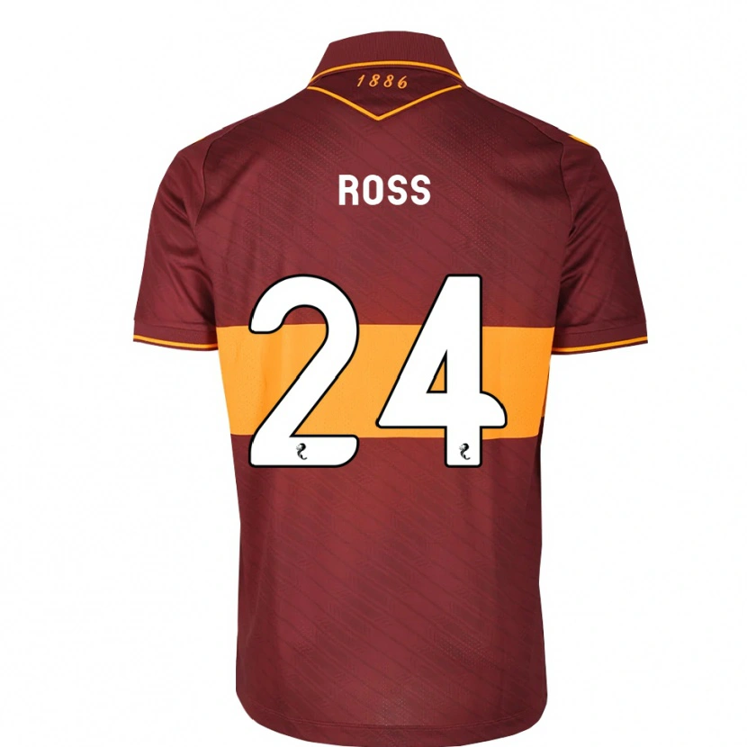Danxen Damen Luca Ross #24 Orange Maroon Auswärtstrikot Trikot 2026/27 T-Shirt
