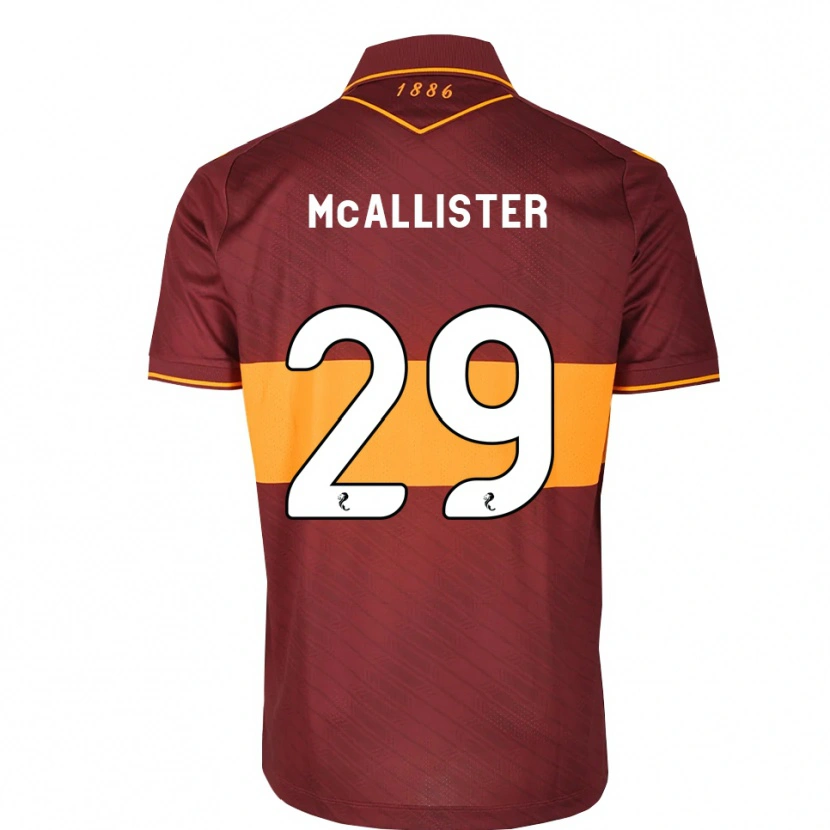 Danxen Damen Zander Mcallister #29 Orange Maroon Auswärtstrikot Trikot 2026/27 T-Shirt