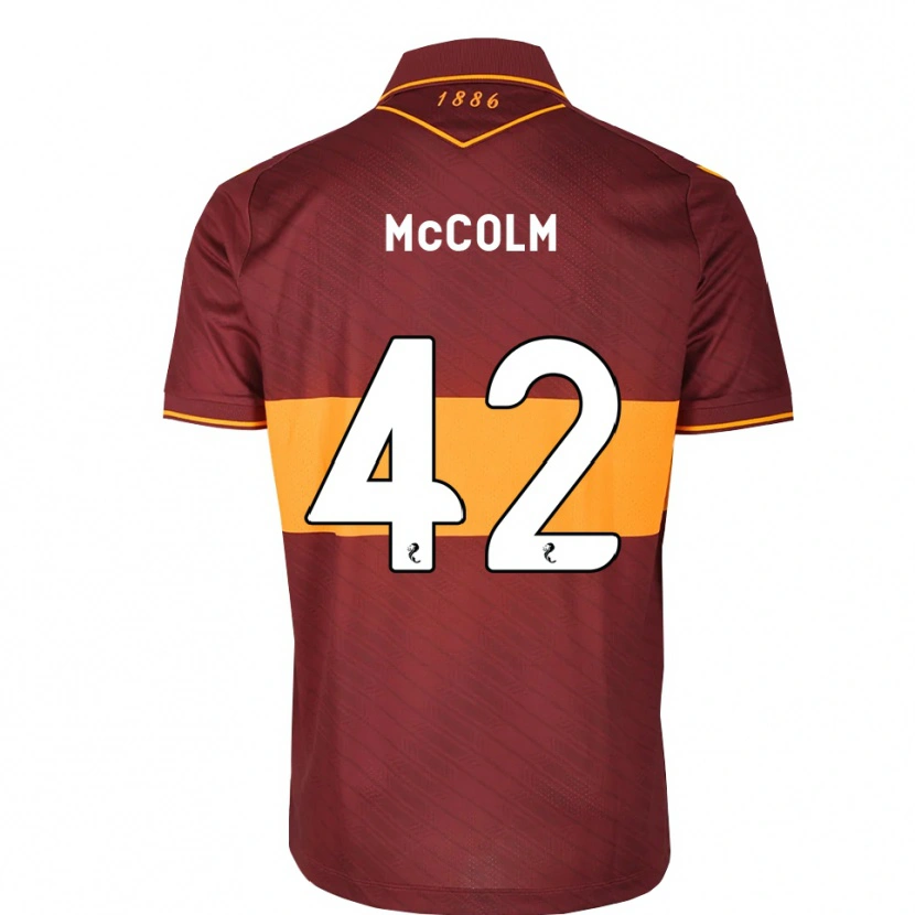 Danxen Damen Rocco Mccolm #42 Orange Maroon Auswärtstrikot Trikot 2026/27 T-Shirt