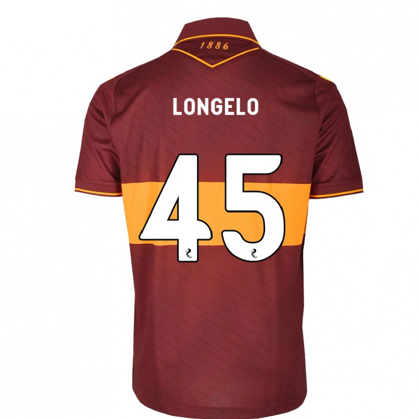 Danxen Damen Emmanuel Longelo #45 Orange Maroon Auswärtstrikot Trikot 2026/27 T-Shirt