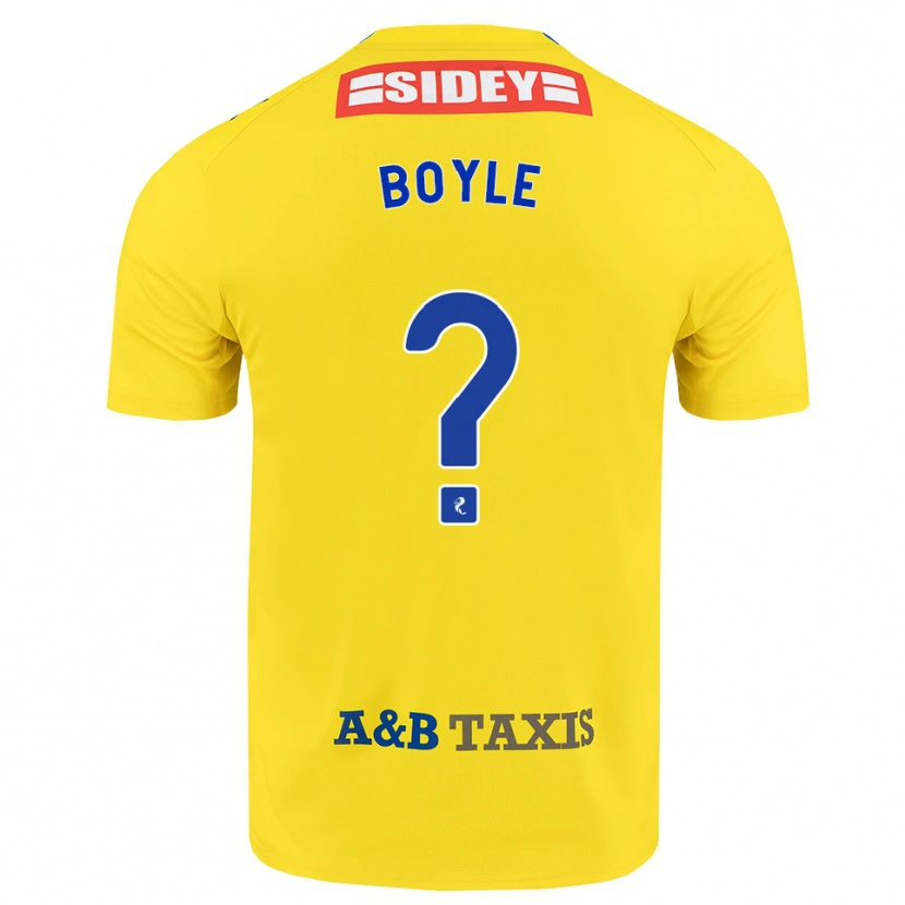 Danxen Damen Callum Boyle #0 Gelb Blau Schwarz Auswärtstrikot Trikot 2026/27 T-Shirt