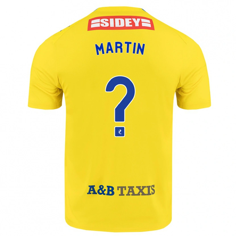 Danxen Damen Ethan Martin #0 Gelb Blau Schwarz Auswärtstrikot Trikot 2026/27 T-Shirt