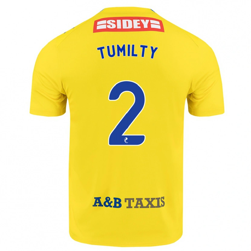 Danxen Damen Reghan Tumilty #2 Gelb Blau Schwarz Auswärtstrikot Trikot 2026/27 T-Shirt
