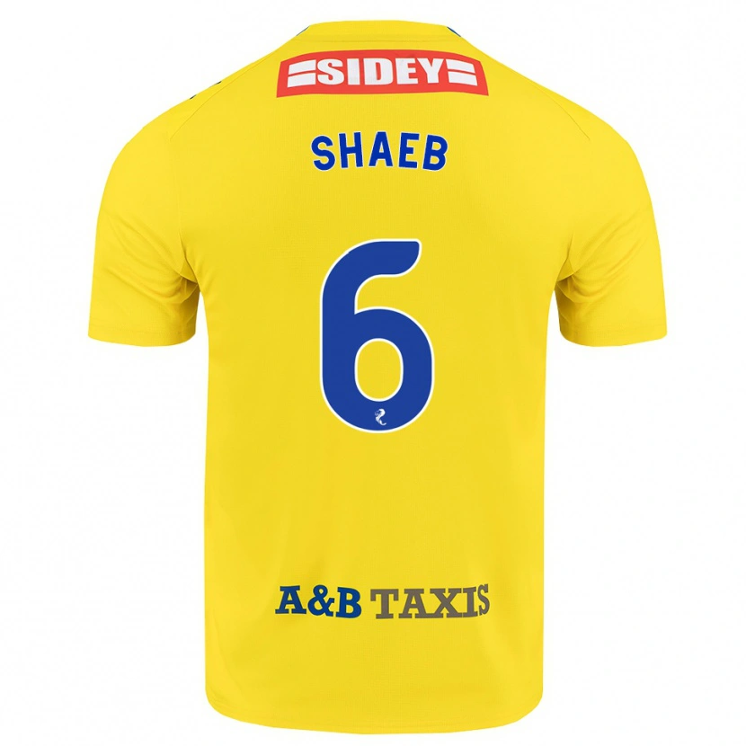 Danxen Damen Adam Shaeb #6 Gelb Blau Schwarz Auswärtstrikot Trikot 2026/27 T-Shirt