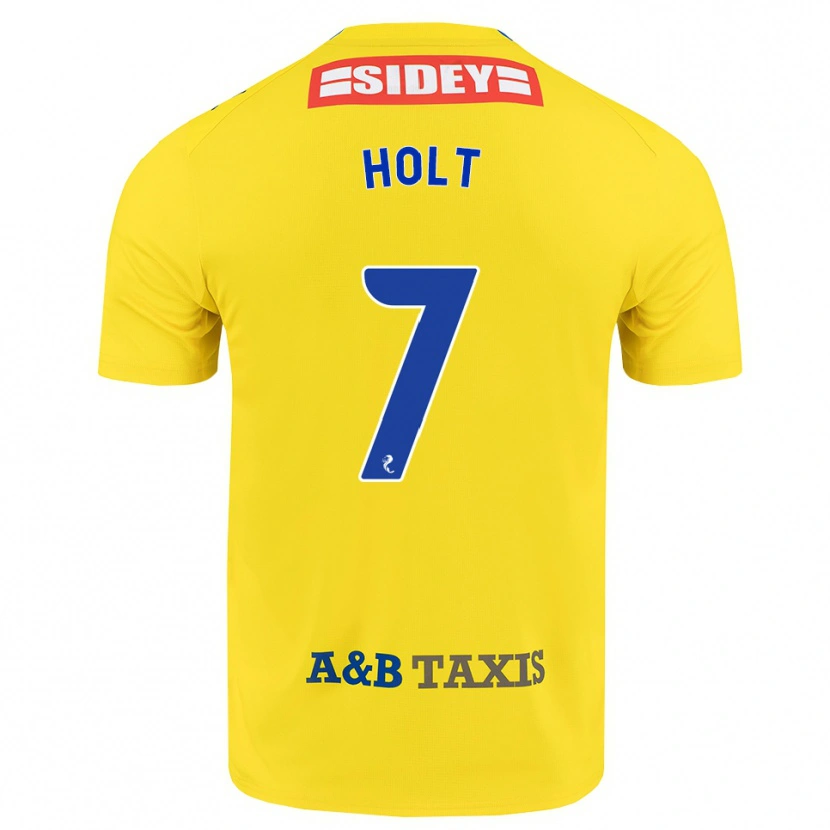 Danxen Damen Jason Holt #7 Gelb Blau Schwarz Auswärtstrikot Trikot 2026/27 T-Shirt