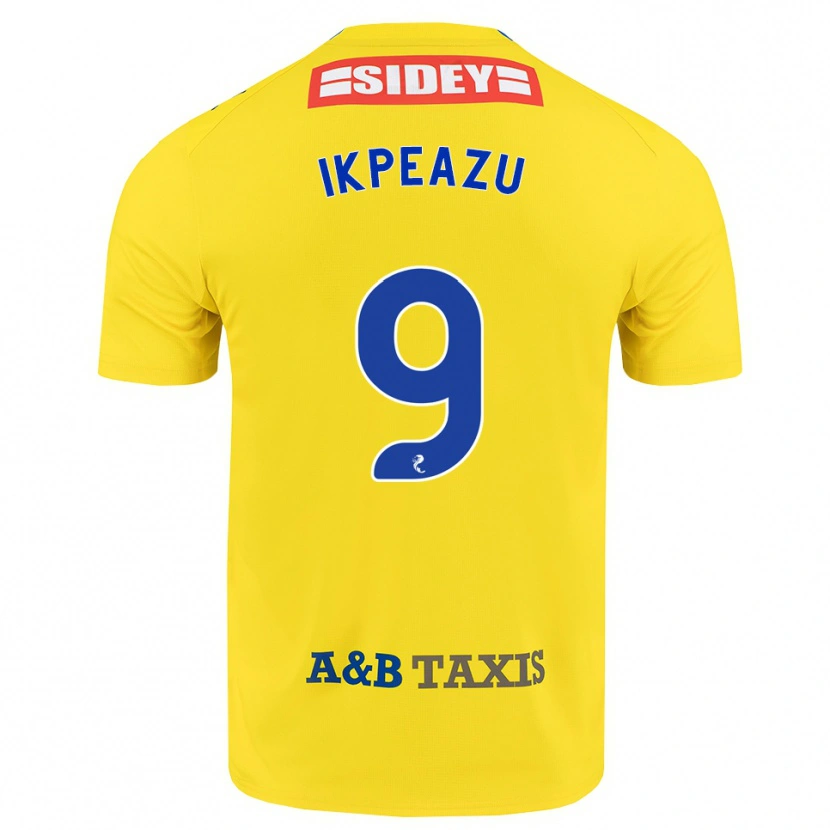 Danxen Damen Uche Ikpeazu #9 Gelb Blau Schwarz Auswärtstrikot Trikot 2026/27 T-Shirt