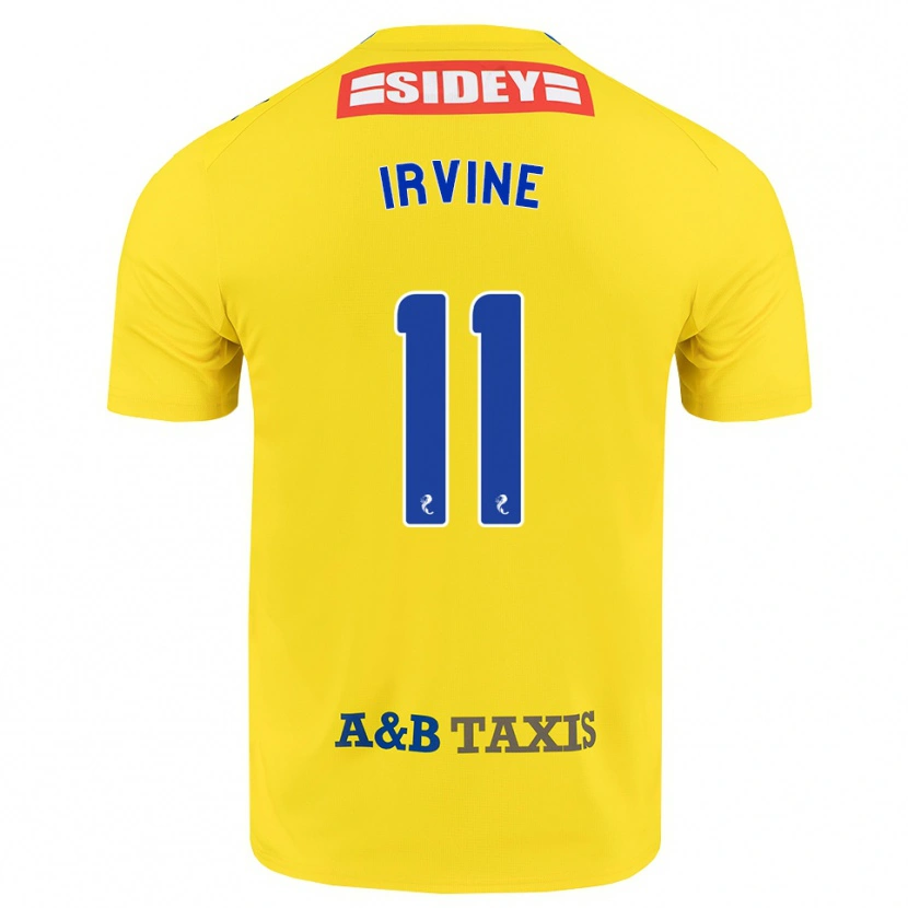 Danxen Damen Niamh Irvine #11 Gelb Blau Schwarz Auswärtstrikot Trikot 2026/27 T-Shirt