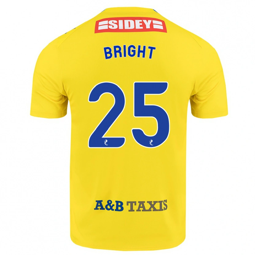 Danxen Damen Scott Bright #25 Gelb Blau Schwarz Auswärtstrikot Trikot 2026/27 T-Shirt
