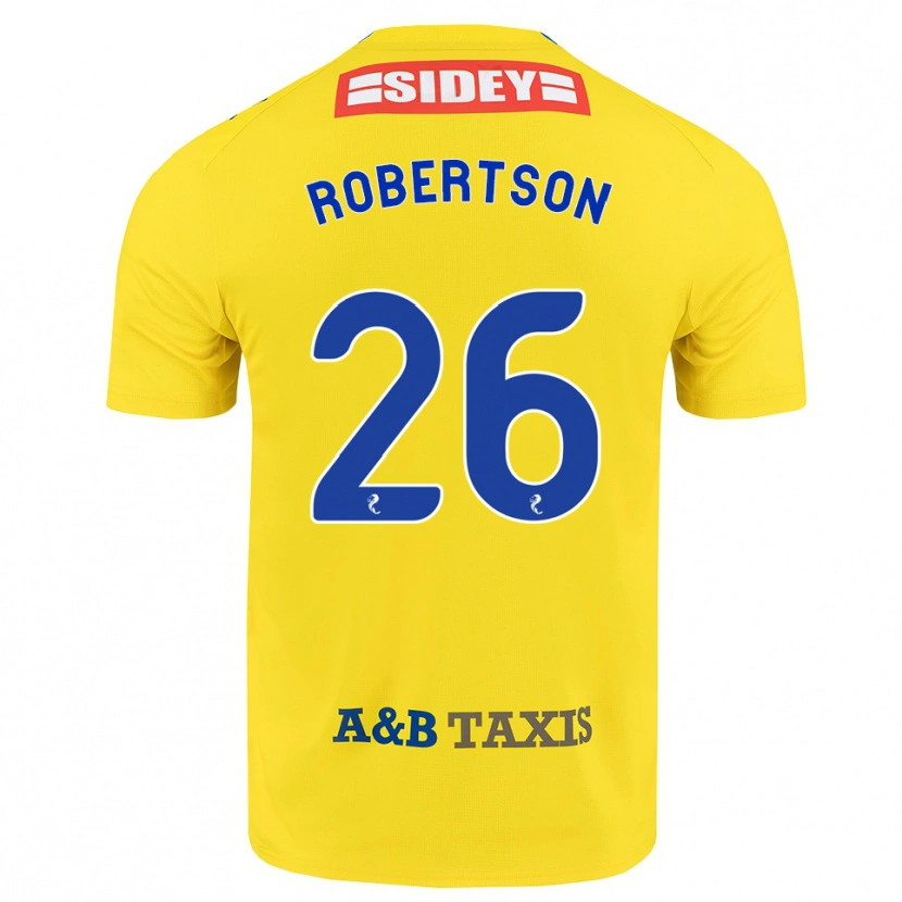 Danxen Damen Rebecca Robertson #26 Gelb Blau Schwarz Auswärtstrikot Trikot 2026/27 T-Shirt