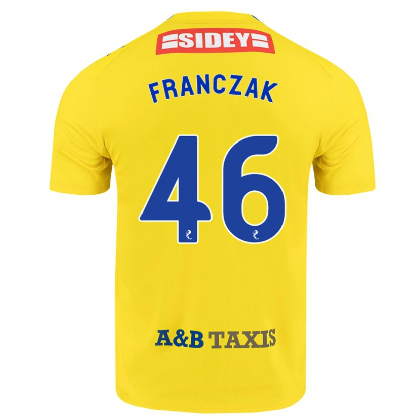 Danxen Damen Franciszek Franczak #46 Gelb Blau Schwarz Auswärtstrikot Trikot 2026/27 T-Shirt
