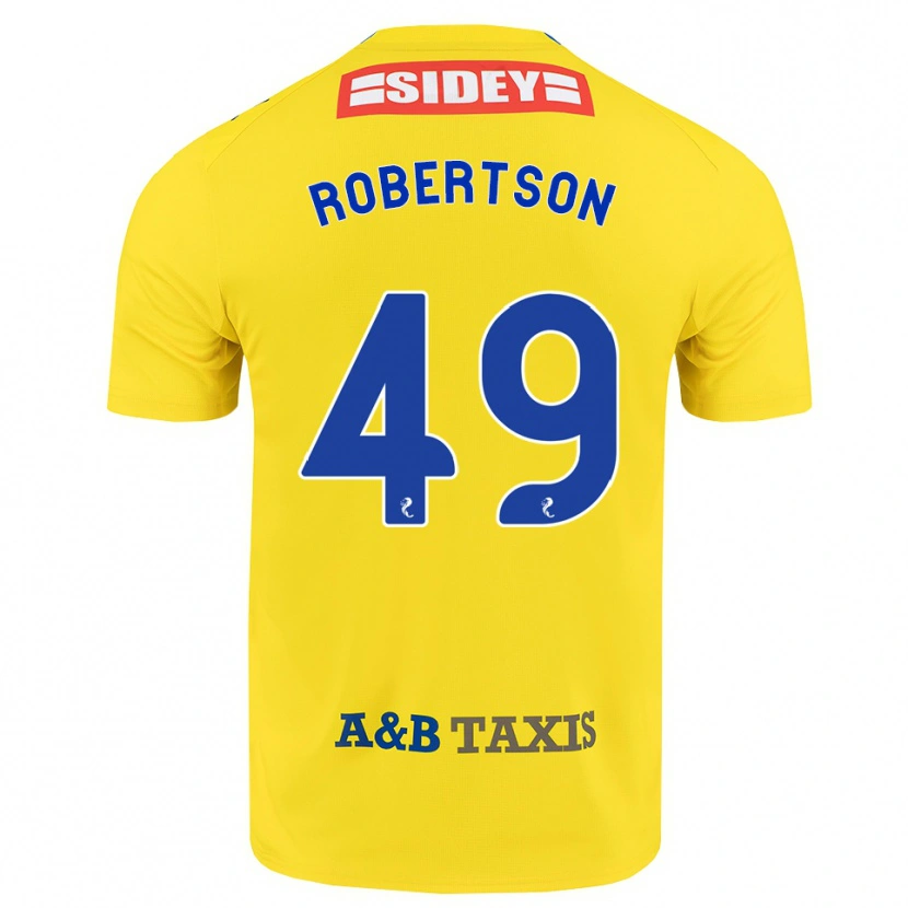 Danxen Damen Jack Robertson #49 Gelb Blau Schwarz Auswärtstrikot Trikot 2026/27 T-Shirt