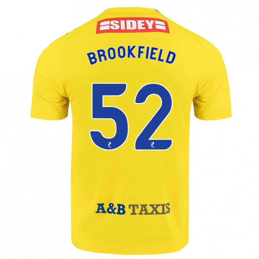 Danxen Damen Arran Brookfield #52 Gelb Blau Schwarz Auswärtstrikot Trikot 2026/27 T-Shirt