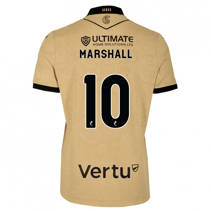 Danxen Damen Lewis Marshall #10 Burlywood Schwarz Auswärtstrikot Trikot 2026/27 T-Shirt