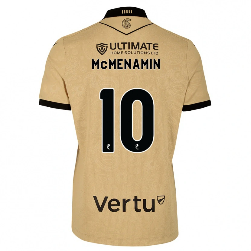 Danxen Damen Conor Mcmenamin #10 Burlywood Schwarz Auswärtstrikot Trikot 2026/27 T-Shirt