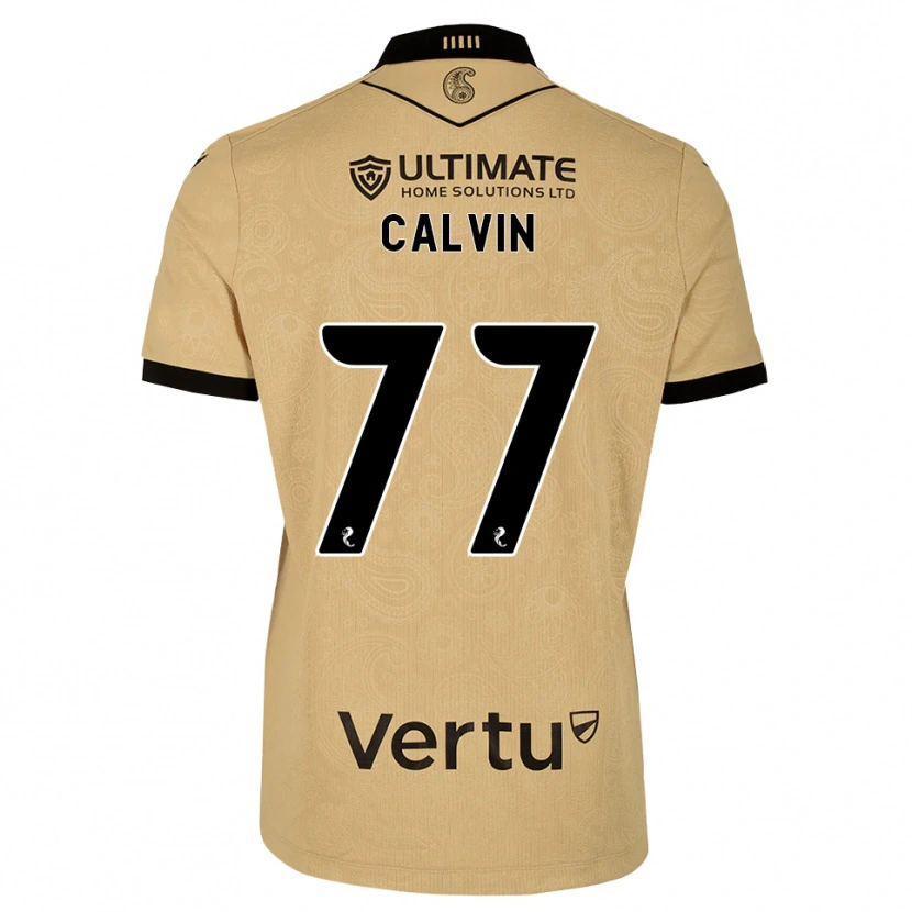 Danxen Damen Jalmaro Calvin #77 Burlywood Schwarz Auswärtstrikot Trikot 2026/27 T-Shirt