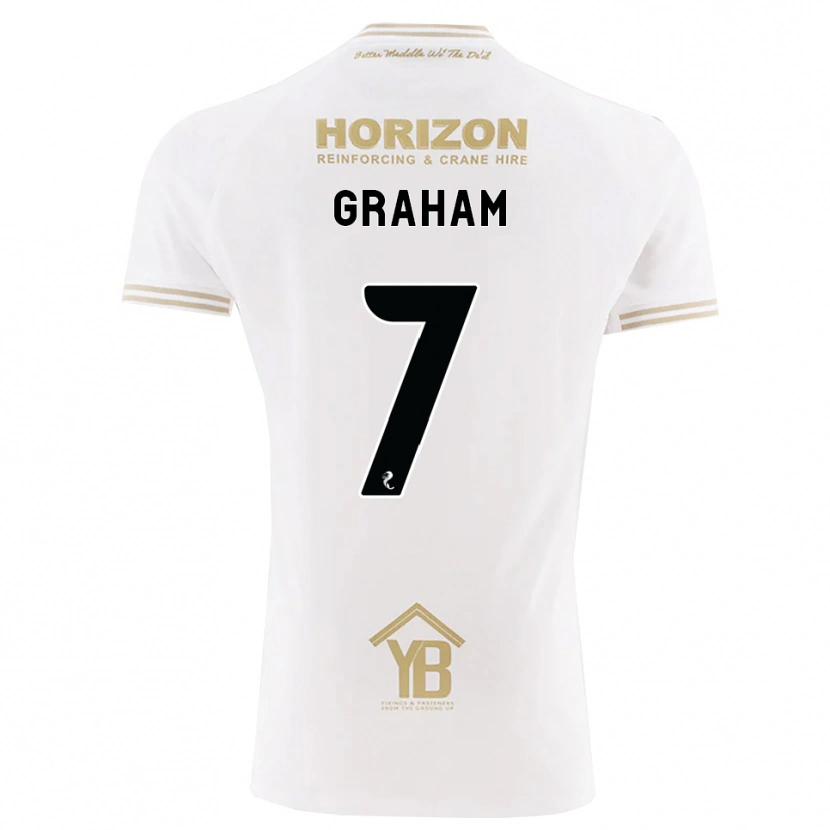 Danxen Damen Brian Graham #7 Weizen Weiß Auswärtstrikot Trikot 2026/27 T-Shirt