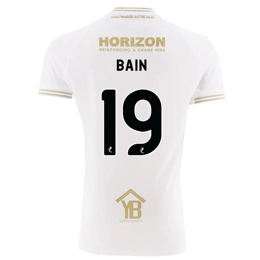 Danxen Damen Scott Bain #19 Weizen Weiß Auswärtstrikot Trikot 2026/27 T-Shirt