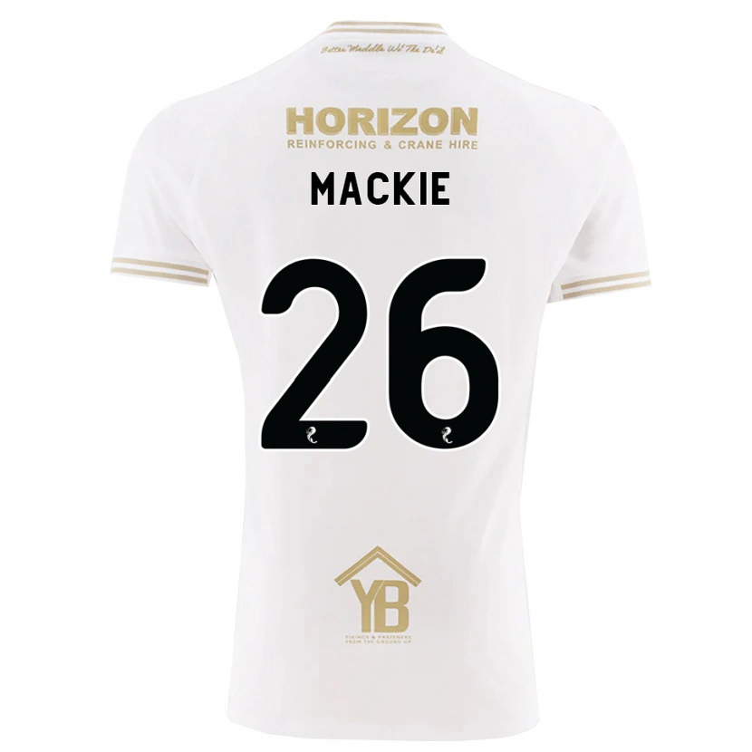 Danxen Damen Sean Mackie #26 Weizen Weiß Auswärtstrikot Trikot 2026/27 T-Shirt