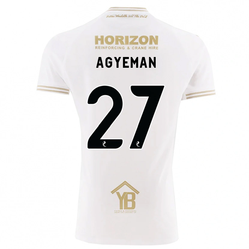 Danxen Damen Alfie Agyeman #27 Weizen Weiß Auswärtstrikot Trikot 2026/27 T-Shirt