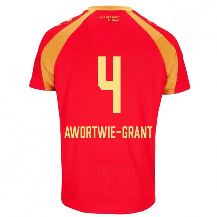 Danxen Damen Nyamekye Awortwie-Grant #4 Rot Orange Schwarz Auswärtstrikot Trikot 2026/27 T-Shirt