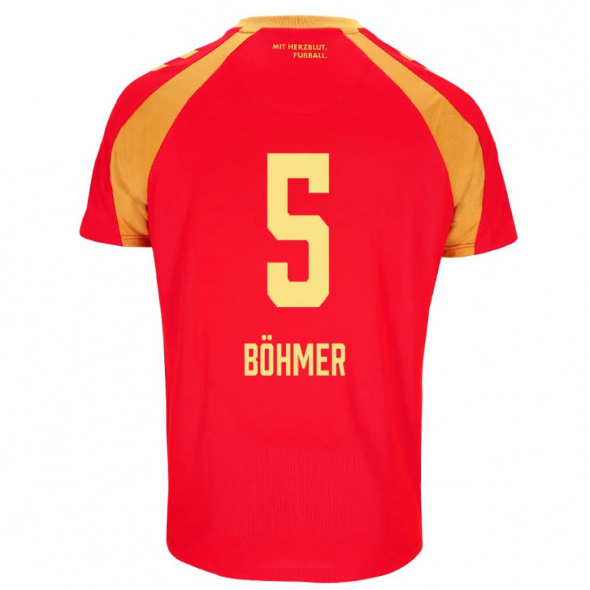 Danxen Damen Tim Böhmer #5 Rot Orange Schwarz Auswärtstrikot Trikot 2026/27 T-Shirt