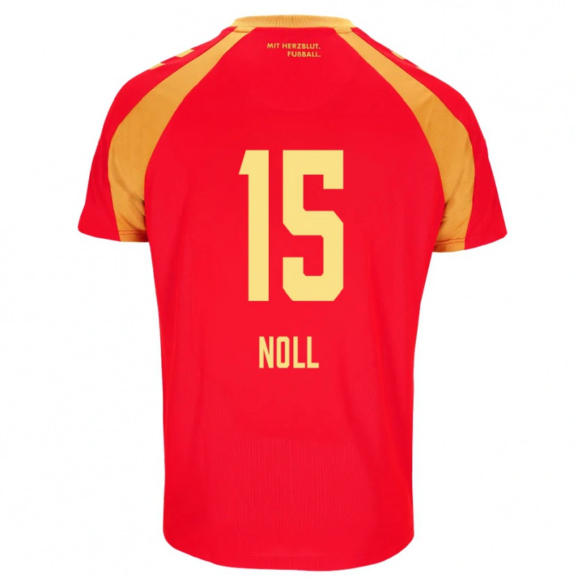 Danxen Damen Nahuel Noll #15 Rot Orange Schwarz Auswärtstrikot Trikot 2026/27 T-Shirt
