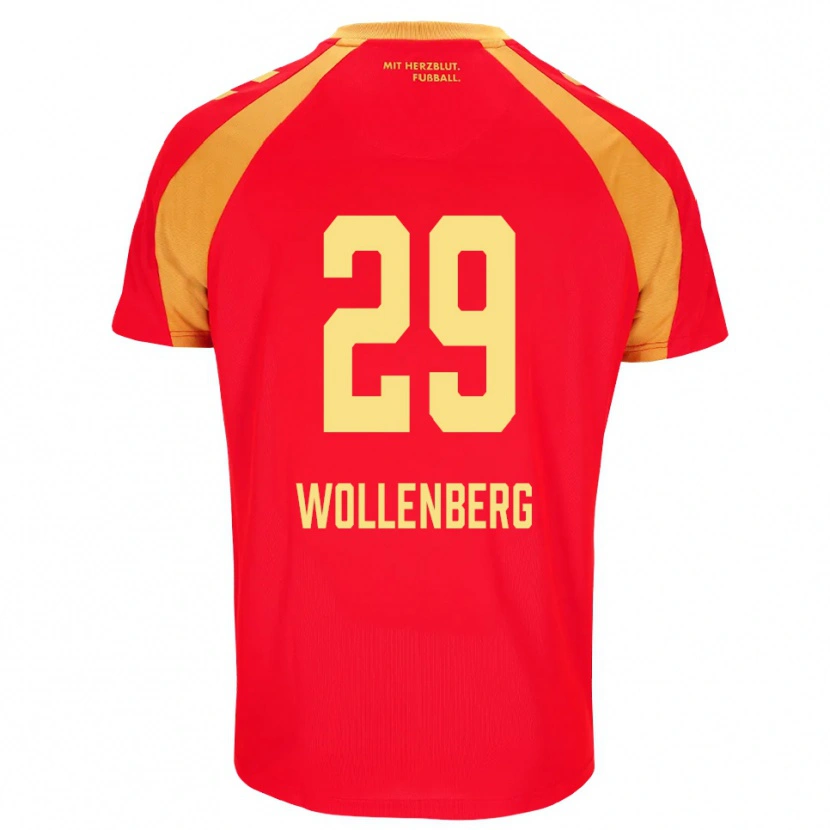 Danxen Damen Paul Wollenberg #29 Rot Orange Schwarz Auswärtstrikot Trikot 2026/27 T-Shirt