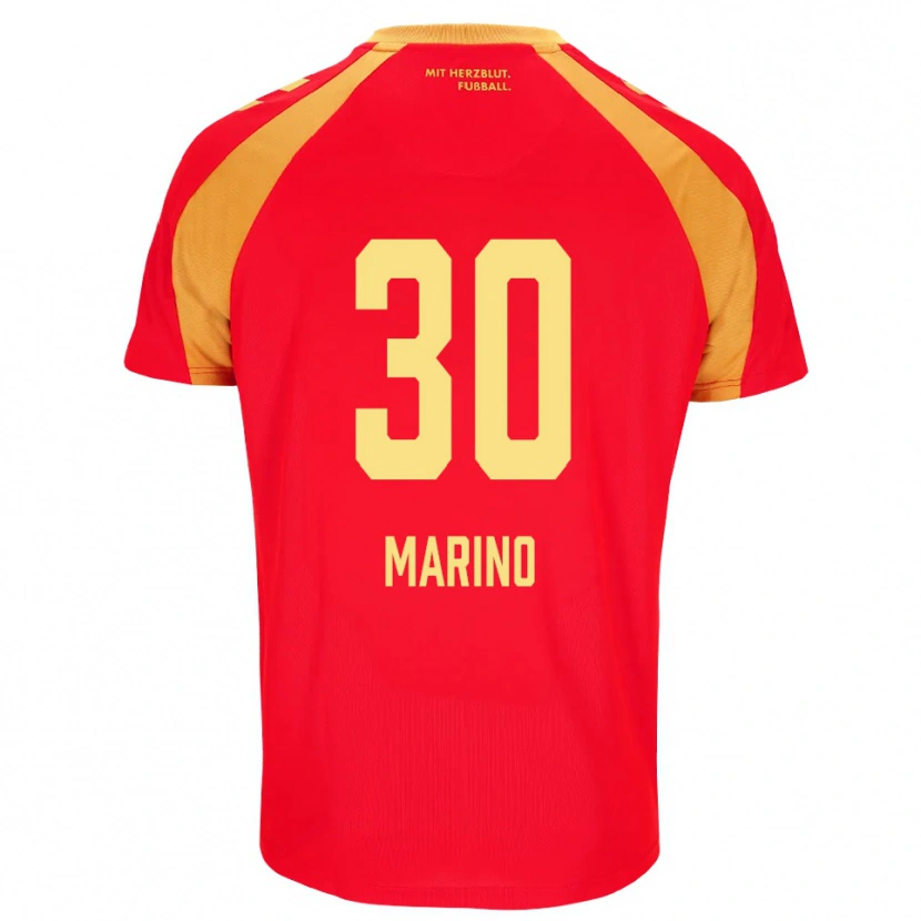Danxen Damen Stefano Marino #30 Rot Orange Schwarz Auswärtstrikot Trikot 2026/27 T-Shirt