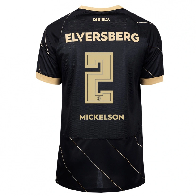 Danxen Damen Nicholas Mickelson #2 Schwarz Braun Auswärtstrikot Trikot 2026/27 T-Shirt