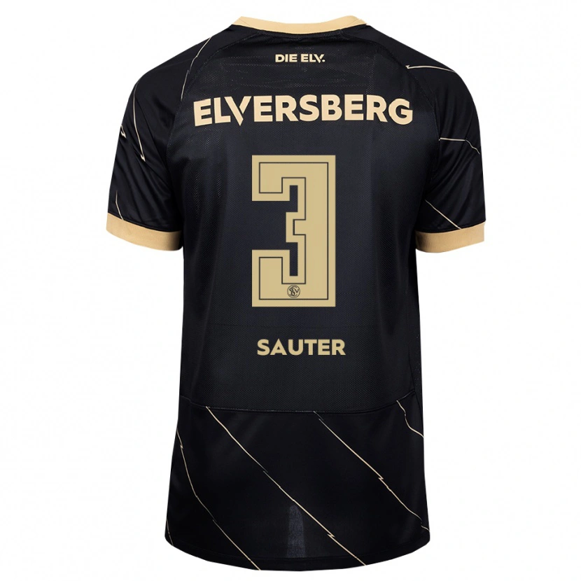 Danxen Damen Luca Sauter #3 Schwarz Braun Auswärtstrikot Trikot 2026/27 T-Shirt