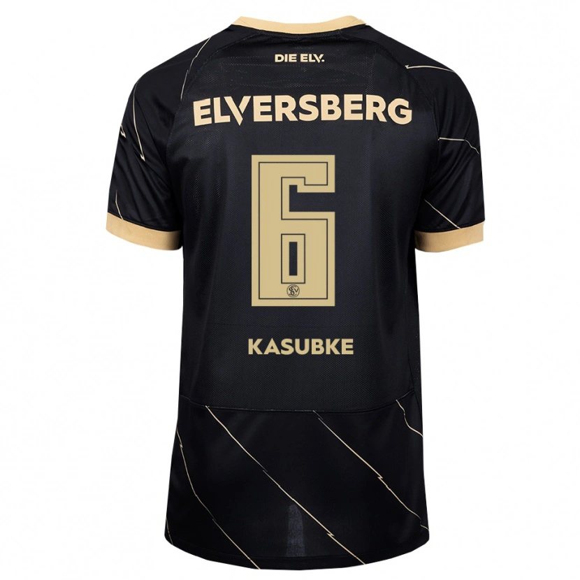 Danxen Damen Manuel Kasubke #6 Schwarz Braun Auswärtstrikot Trikot 2026/27 T-Shirt
