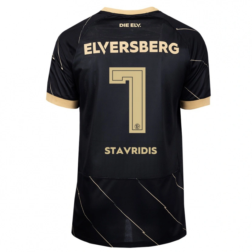 Danxen Damen Angelos Stavridis #7 Schwarz Braun Auswärtstrikot Trikot 2026/27 T-Shirt