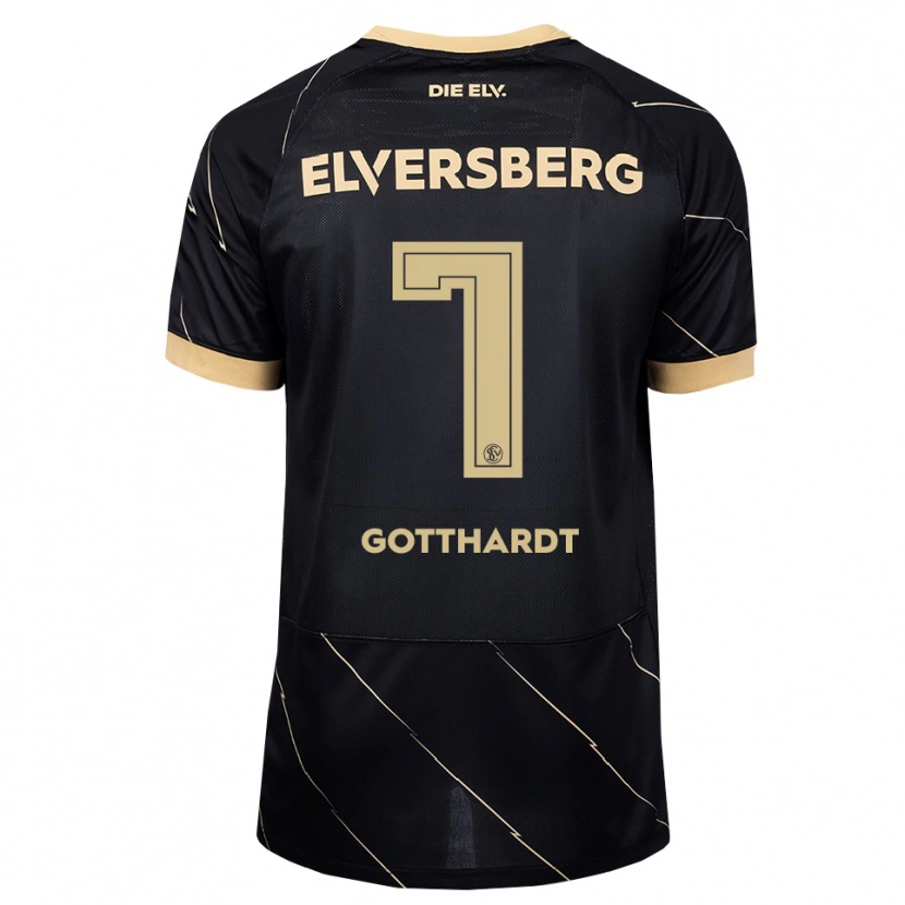 Danxen Damen Tim Gotthardt #7 Schwarz Braun Auswärtstrikot Trikot 2026/27 T-Shirt