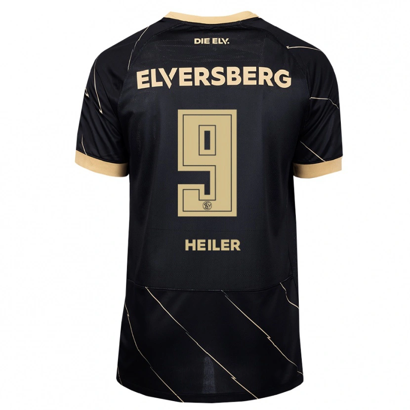 Danxen Damen Luca Heiler #9 Schwarz Braun Auswärtstrikot Trikot 2026/27 T-Shirt