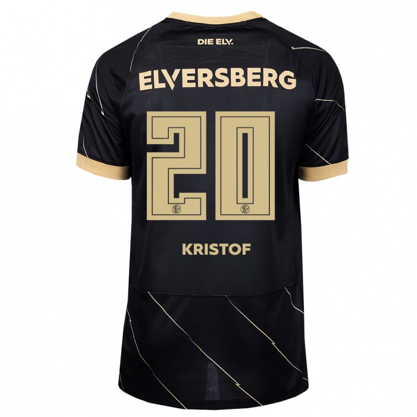 Danxen Damen Nicolas Kristof #20 Schwarz Braun Auswärtstrikot Trikot 2026/27 T-Shirt