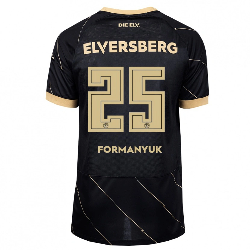 Danxen Damen Oleksandr Formanyuk #25 Schwarz Braun Auswärtstrikot Trikot 2026/27 T-Shirt