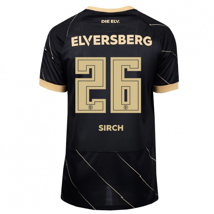 Danxen Damen Luca Sirch #26 Schwarz Braun Auswärtstrikot Trikot 2026/27 T-Shirt