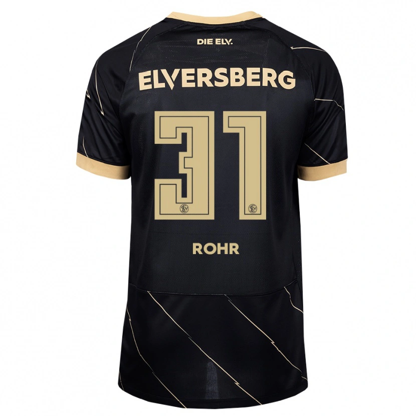Danxen Damen Maximilian Rohr #31 Schwarz Braun Auswärtstrikot Trikot 2026/27 T-Shirt