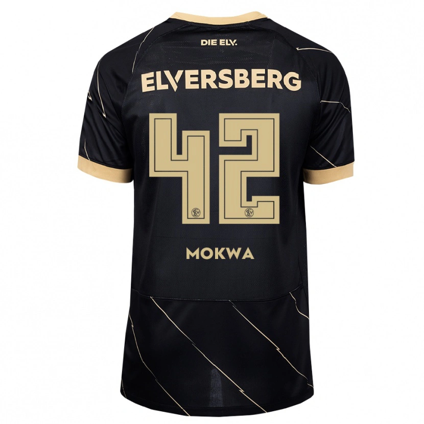 Danxen Damen David Mokwa #42 Schwarz Braun Auswärtstrikot Trikot 2026/27 T-Shirt