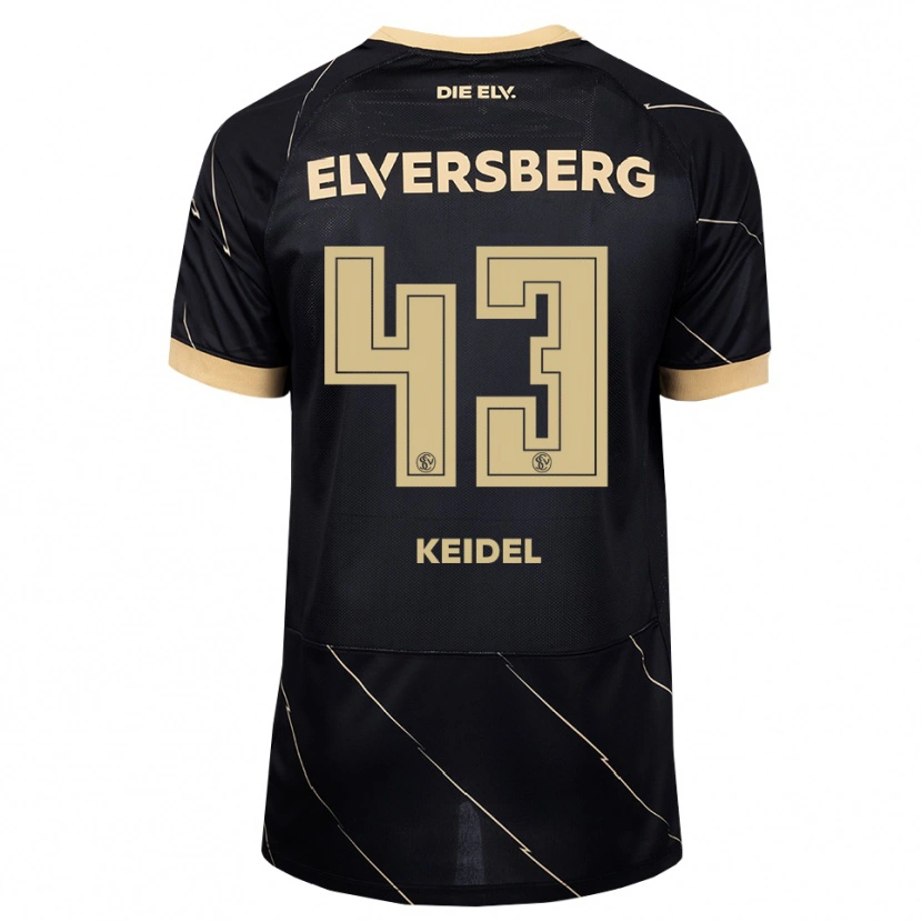 Danxen Damen Felix Keidel #43 Schwarz Braun Auswärtstrikot Trikot 2026/27 T-Shirt