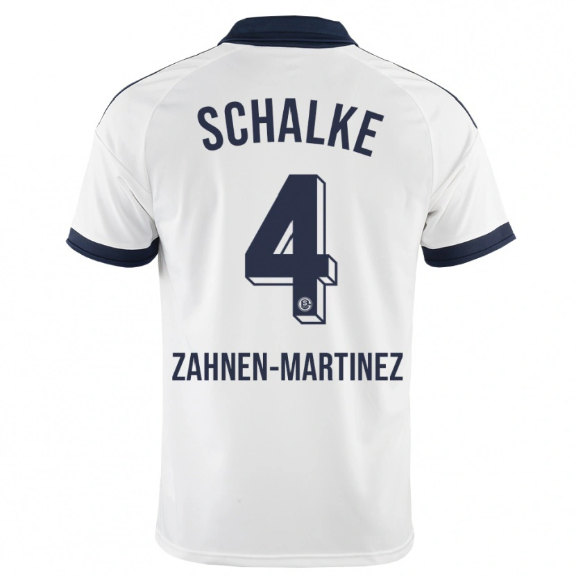 Danxen Damen Pablo Zahnen-Martinez #4 Schwarz Weiß Auswärtstrikot Trikot 2026/27 T-Shirt