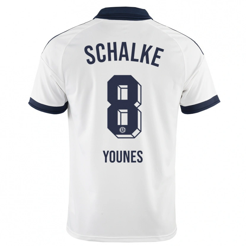 Danxen Damen Amin Younes #8 Schwarz Weiß Auswärtstrikot Trikot 2026/27 T-Shirt