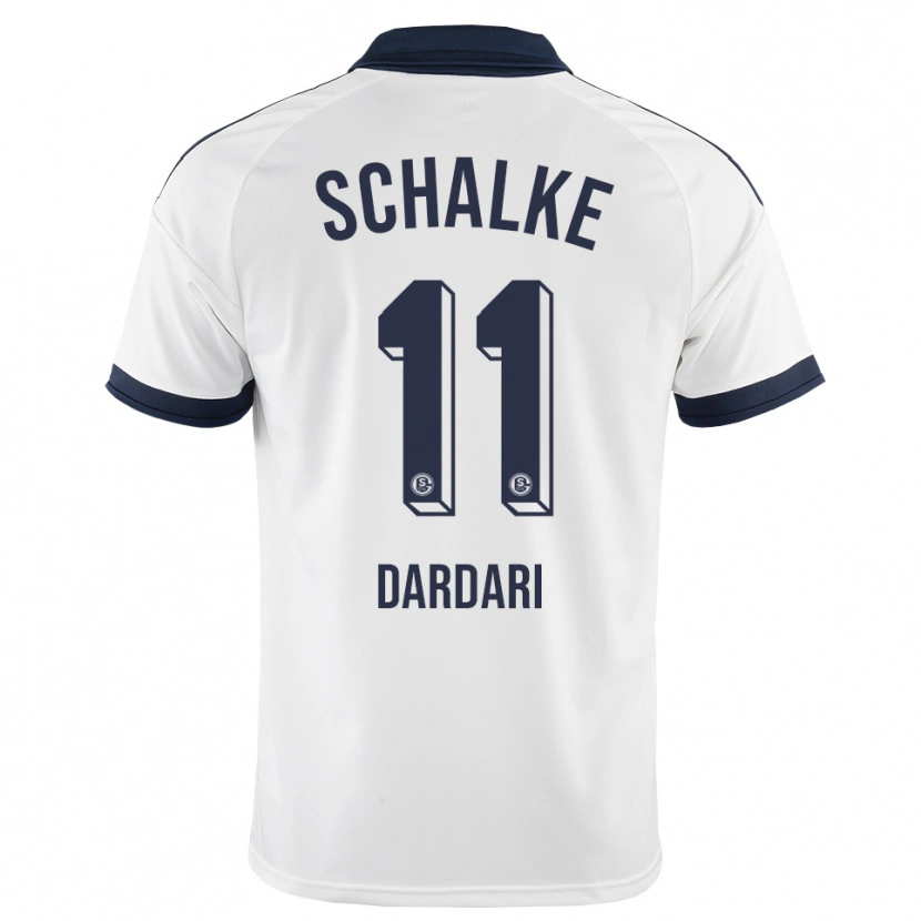 Danxen Damen Bilal Dardari #11 Schwarz Weiß Auswärtstrikot Trikot 2026/27 T-Shirt