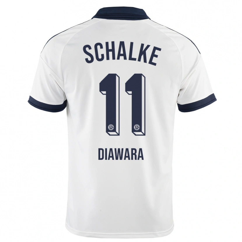 Danxen Damen Mamady Diawara #11 Schwarz Weiß Auswärtstrikot Trikot 2026/27 T-Shirt