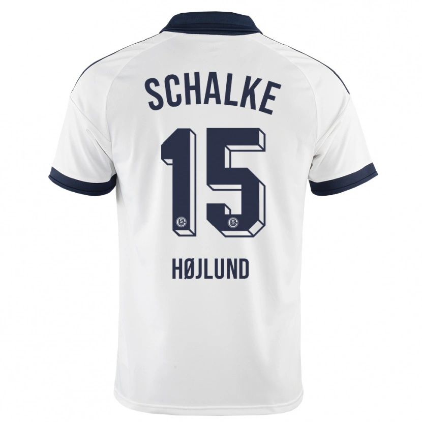 Danxen Damen Emil Højlund #15 Schwarz Weiß Auswärtstrikot Trikot 2026/27 T-Shirt
