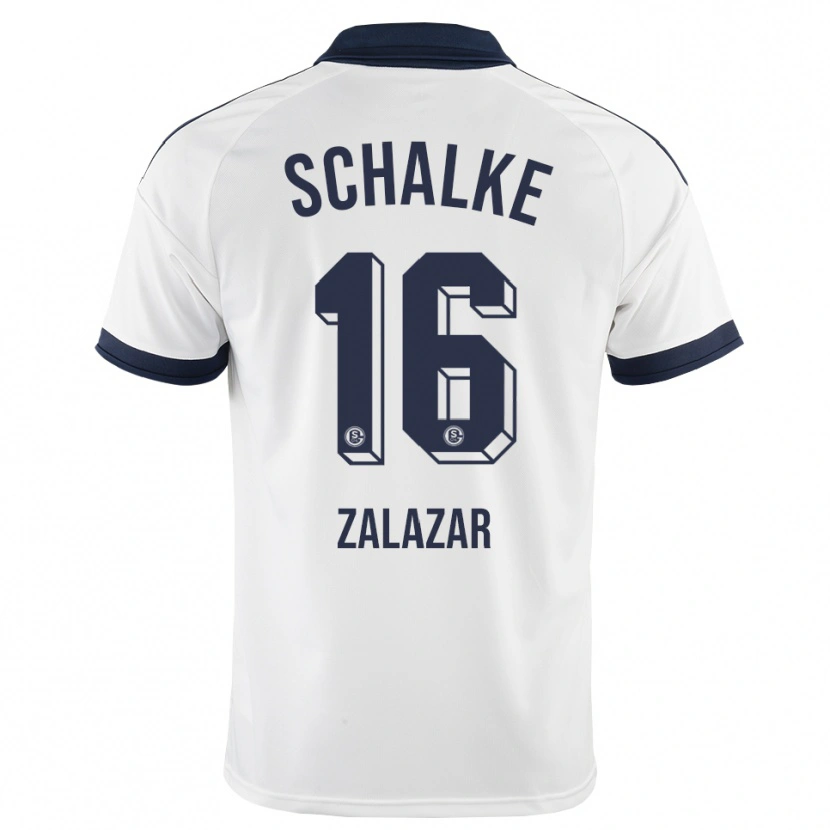 Danxen Damen Mauro Zalazar #16 Schwarz Weiß Auswärtstrikot Trikot 2026/27 T-Shirt