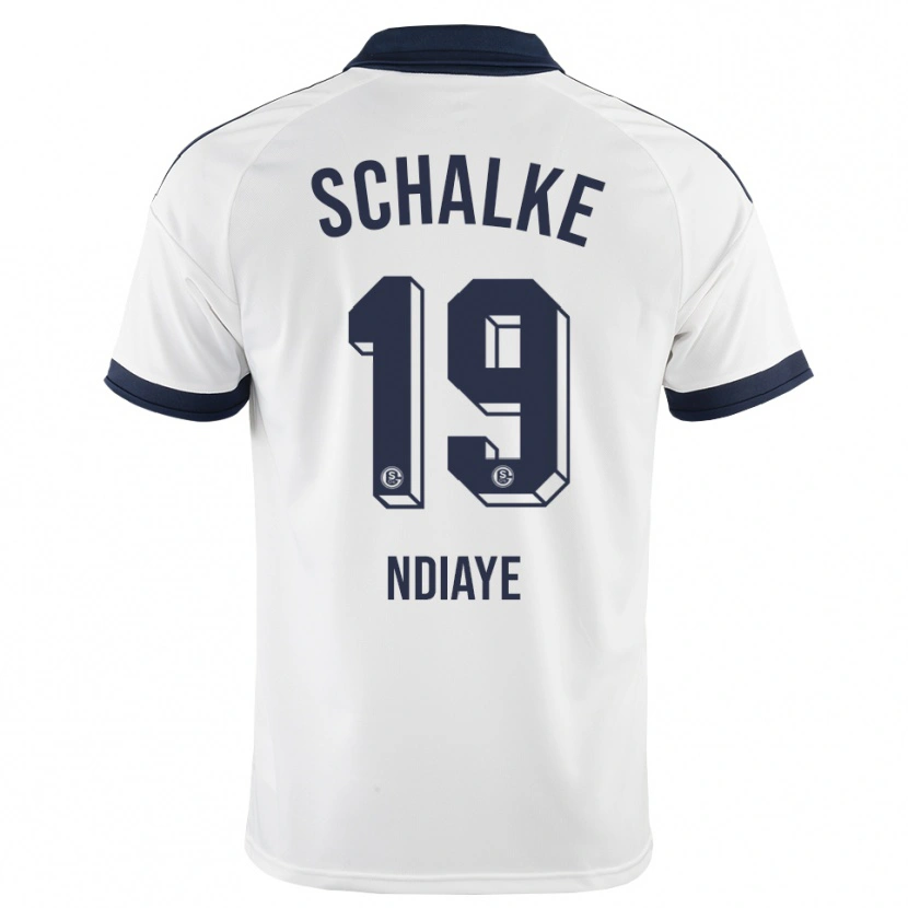 Danxen Damen Jean-Paul Ndiaye #19 Schwarz Weiß Auswärtstrikot Trikot 2026/27 T-Shirt