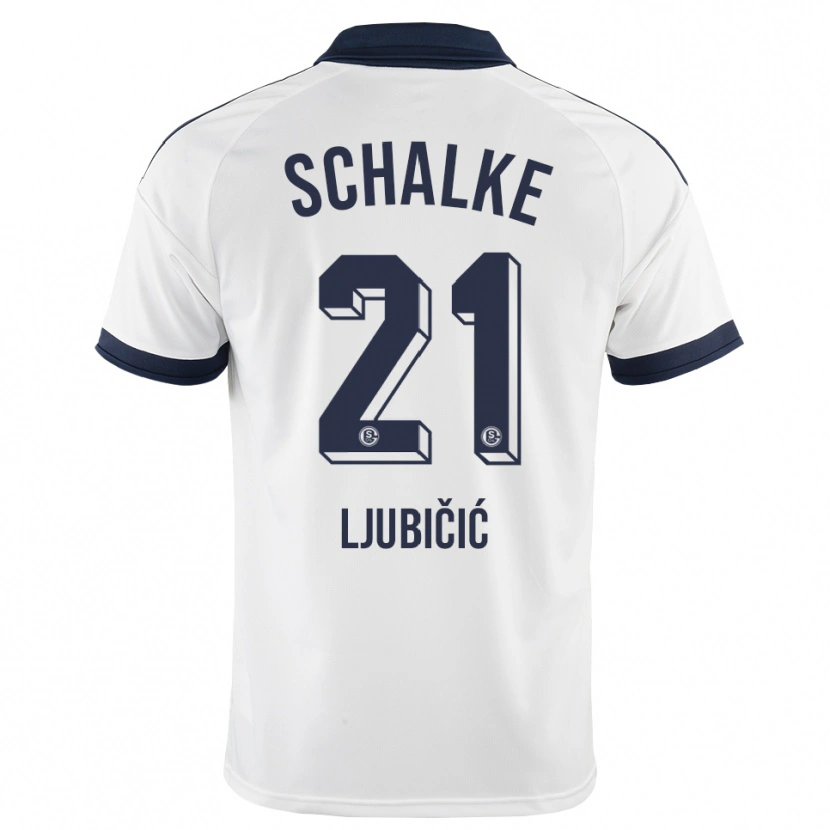 Danxen Damen Dejan Ljubicic #21 Schwarz Weiß Auswärtstrikot Trikot 2026/27 T-Shirt