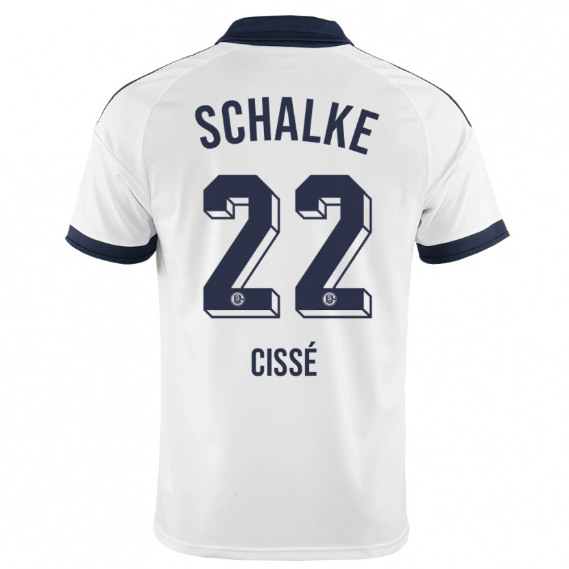 Danxen Damen Ibrahima Cissé #22 Schwarz Weiß Auswärtstrikot Trikot 2026/27 T-Shirt