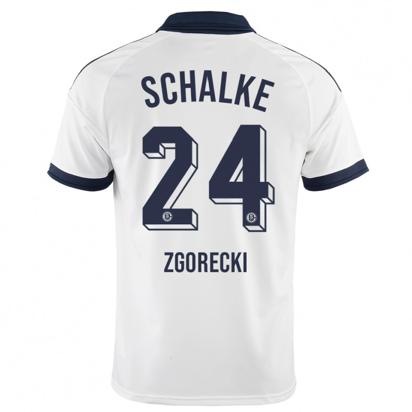 Danxen Damen Jonas Zgorecki #24 Schwarz Weiß Auswärtstrikot Trikot 2026/27 T-Shirt
